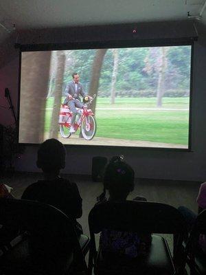 Movie theater party for 5 year old's birthday