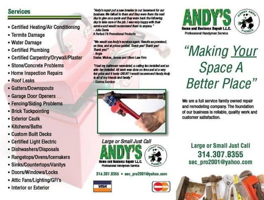 We Make YOUR Space a Better Place!