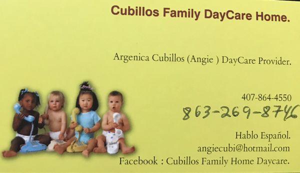 Cubillos Family Home DayCare