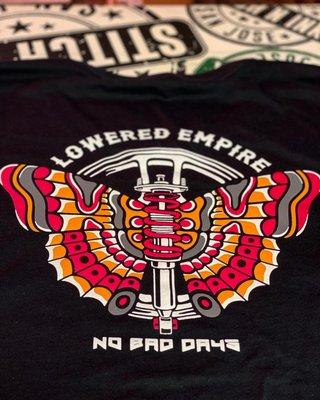 Custom prints for brand Lowered Empire