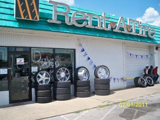 Rent A Tire Outside