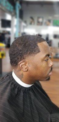 Clean tapered fade