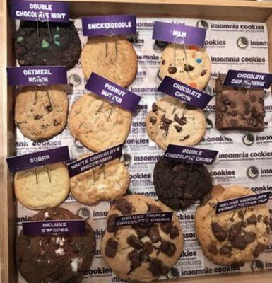 There are cookies in this photo.  You eat them and live your best life.