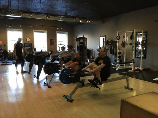 rowHIIT Classes, High Intensity Interval Training