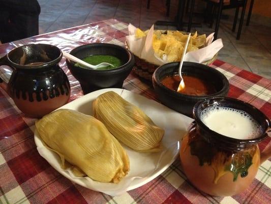 Tamales de Rajas...