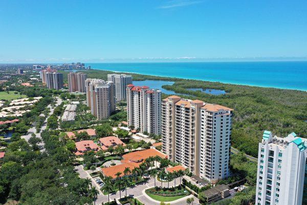 Gorgeous scenes from the high-rises in Pelican Bay, Naples Florida.