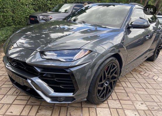 Lambo SUV Pablo Sandoval's! Cleaned and detailed from tire to roof!