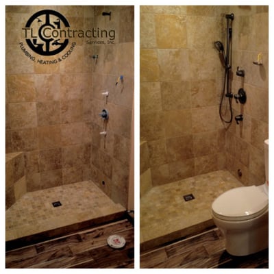 Custom Shower with Steam Generator