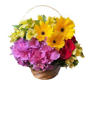 "Sona" Floral Basket