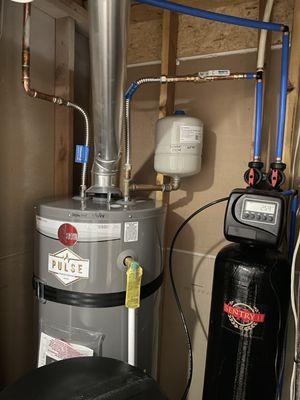 New water heater and softener!