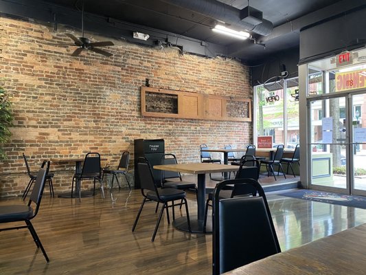 Inside the new gyro spot