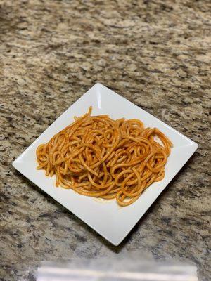 Spaghetti every Tuesday, Thursday, & Saturday. Todos los Martes, Jueves, Sábado