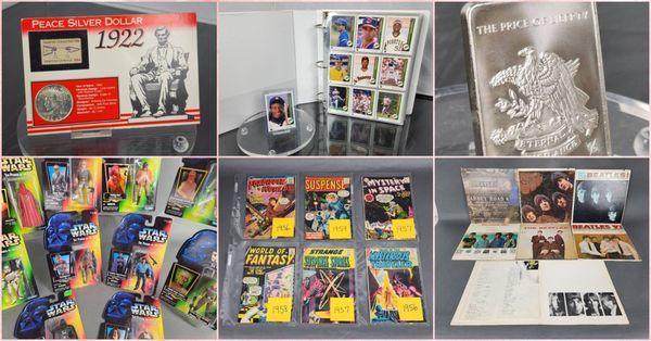 card and collectibles auction