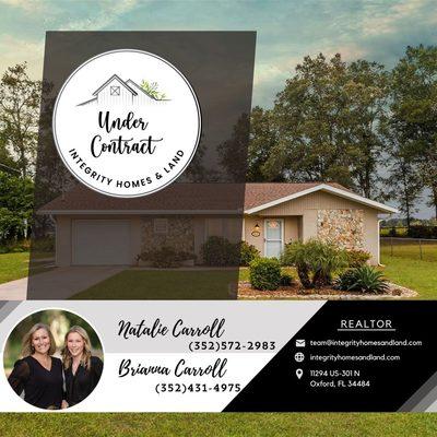 Rainbow Lakes Estates, Dunnellon, Florida - home under contract.