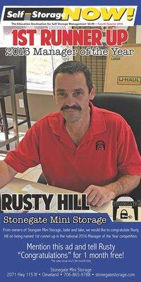 Rusty Hill:  Our General Manager