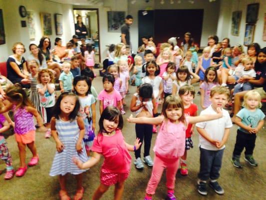 Zumba at the Wayland Library taught by Miss Julia