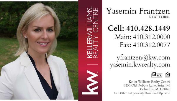 Yasemin Frantzen - Keller Williams Realty Centre