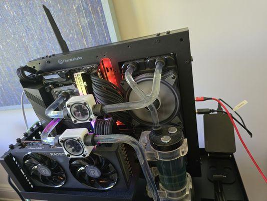 Water Cooled, colorful, functional, all the latest stuff at the time, quiet, efficient, fast, win 11