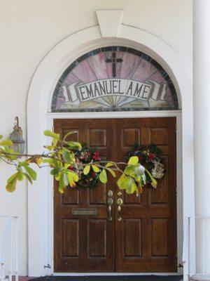 Entrance door.