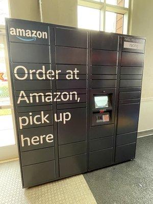 They have an Amazon locker in the Play Area