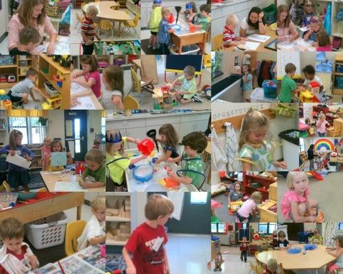 Preschool in action! Certified teachers and accredited programs set us apart!