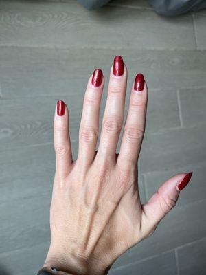 2 weeks after - gel mani