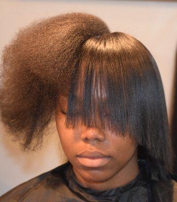 Signature Pur Silk Blowouts on Natural or Chemically Altered hair