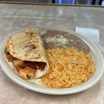 Shrimp & Chorizo Quesadilla