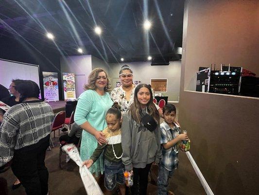 Director Lehua with her family