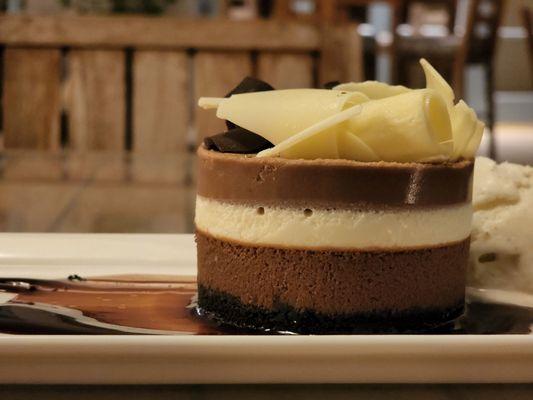 Triple Chocolate Mousse Cake