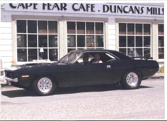 Tom in a 1970 Plymouth Baracuda