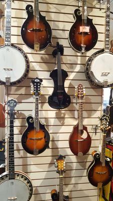 We have Banjos and Mandolins