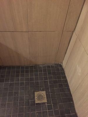 awful tile/grout work in shower