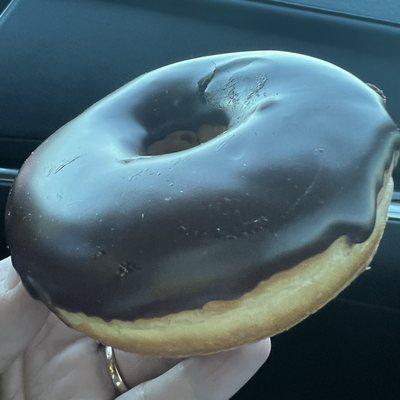 Chocolate frosted donut