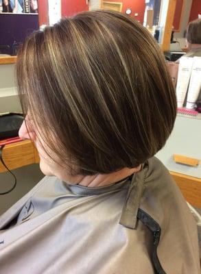 Client after color/highlights