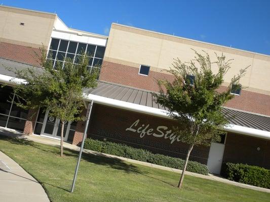 Front of the LifeStyle Sports and Recreation Center