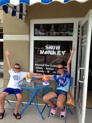 Awesome shaved ice at Snow Monkey