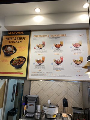 Menu board