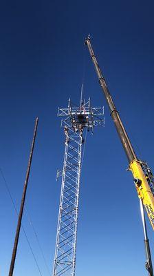 Tower erection