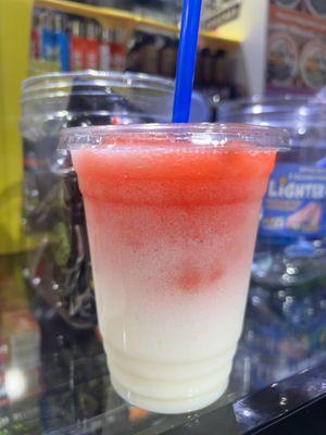 Strawberry pina cola daiquiri