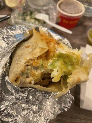 Super Burrito Asada. Delicious!! A bit pricey and could be bigger but still really yummy