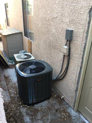 HVAC repair service.