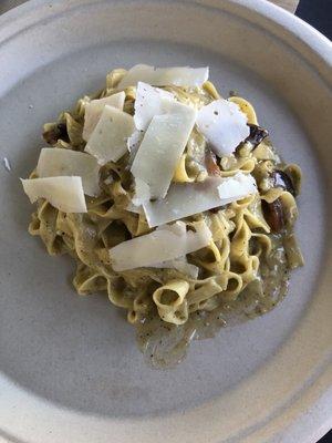 If I remember correctly, pasta carbonara. Homemade pasta and sauce were amazing. Quality dish. 10/10