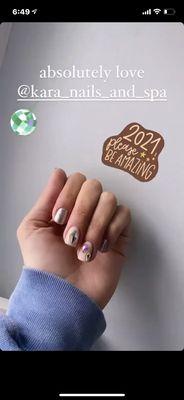 Gel nail art