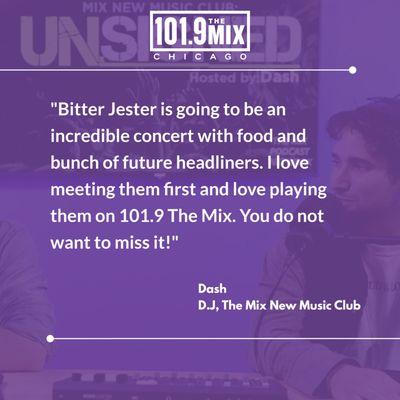 Testimonial from 101.9 The Mix about the Bitter Jester Music Fest!