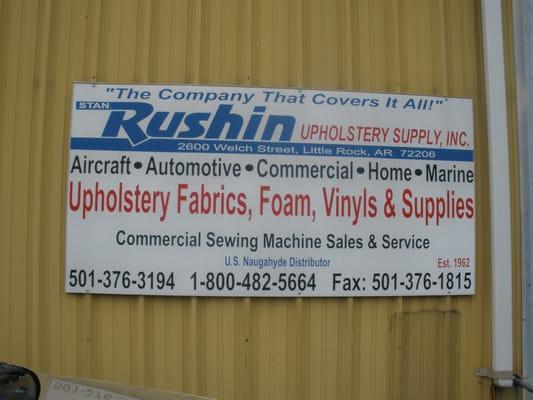 Rushin Upholstery Supply LLC