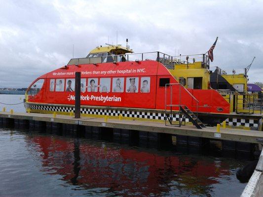 Advertising wrap for NY Water Taxi, New York Harbor