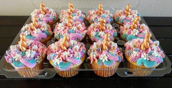 Unicorn cupcakes!