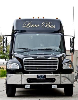 Front of Limo Bus. It's VERY NICE inside!