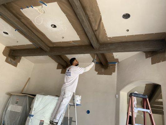 Beautiful Ceiling Beams in Carmel Valley